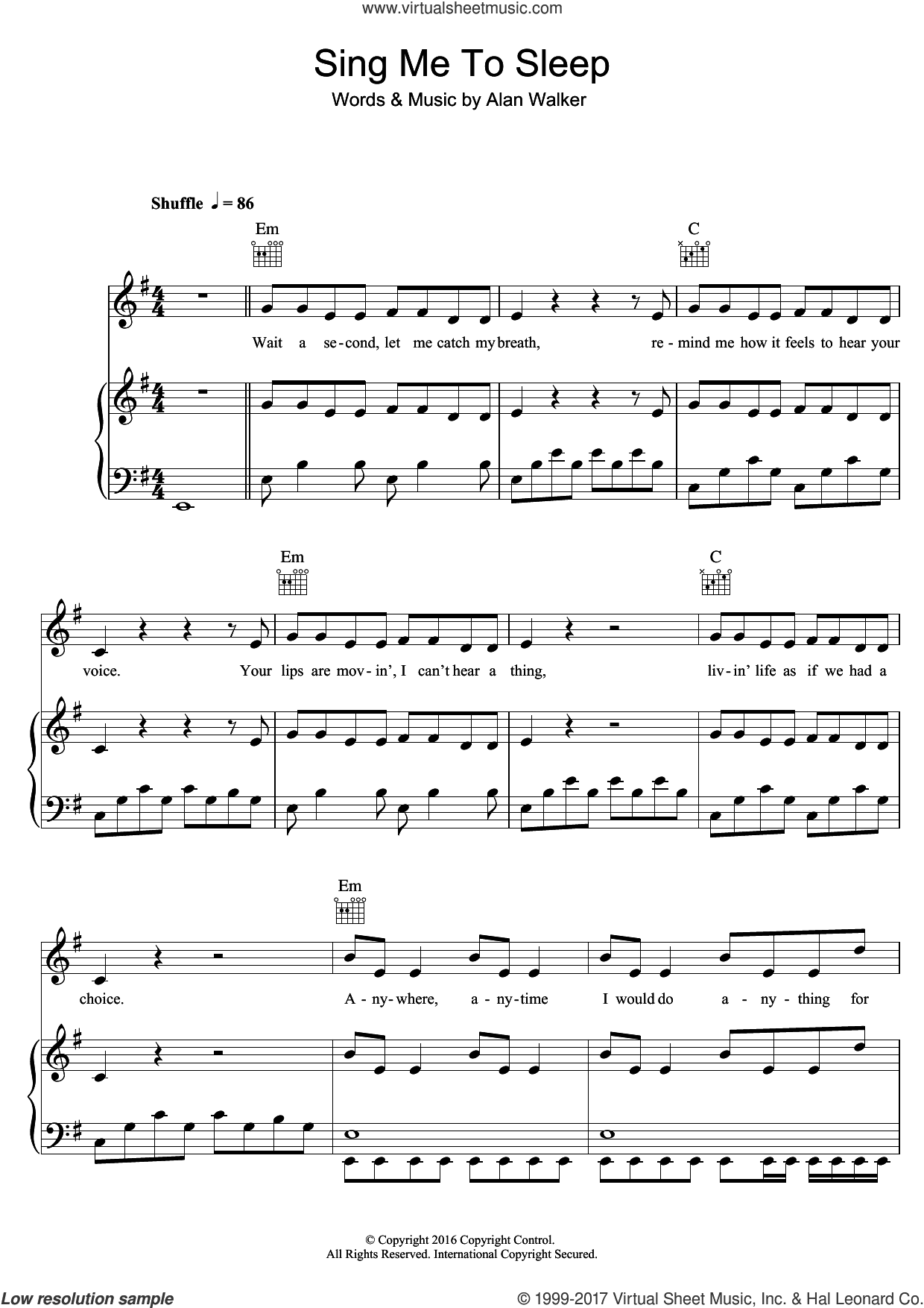 Sing Me To Sleep
