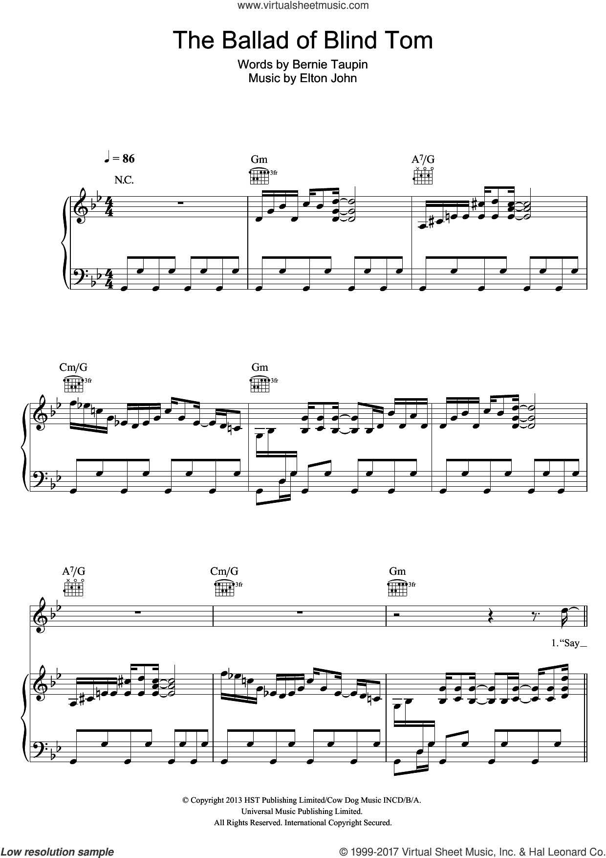 The Ballad Of Blind Tom