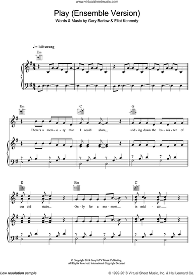 Play (Ensemble Version) (from 'Finding Neverland')