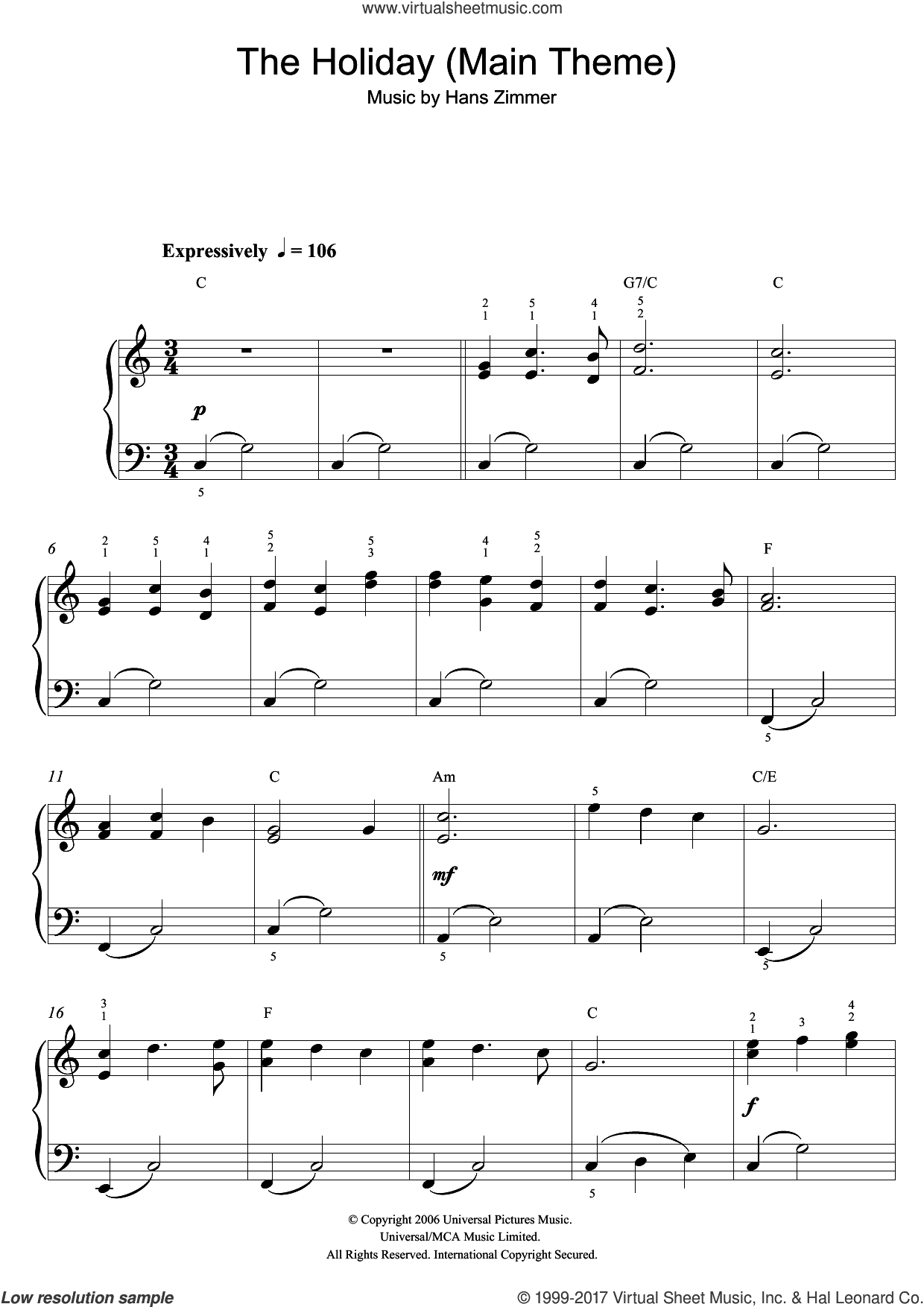 The Holiday (Main Theme)