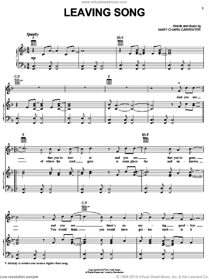 Leaving Song