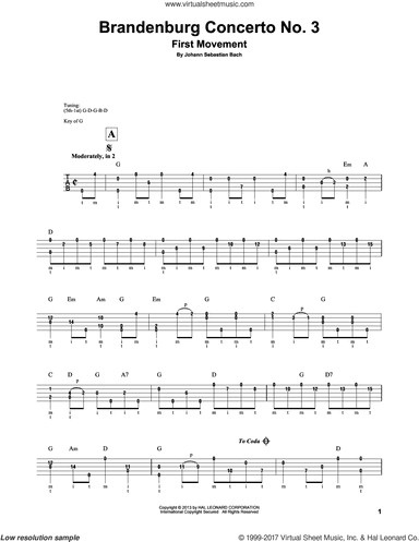 Brandenburg Concerto No. 3 (arr. Mark Phillips)