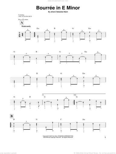 Bourree (arr. Mark Phillips)