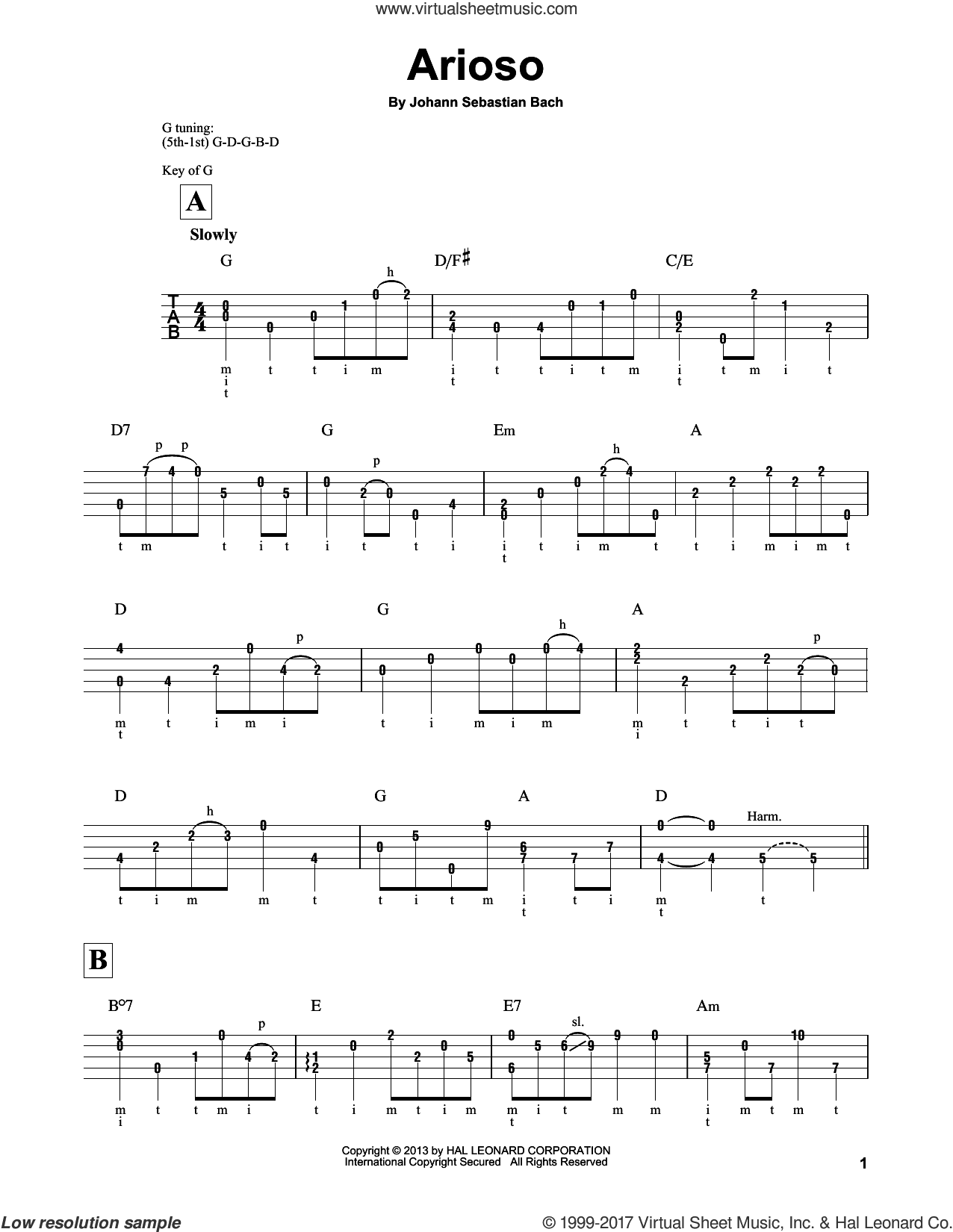 Arioso (arr. Mark Phillips)