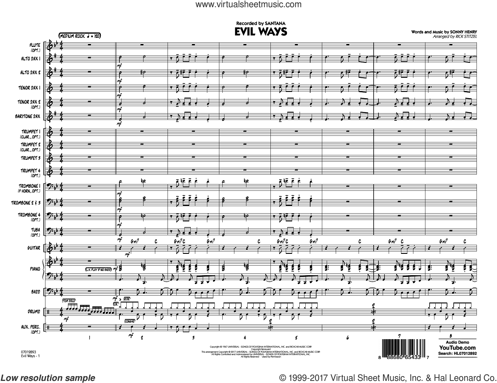 Evil Ways (COMPLETE)