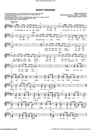 Shout Hosanna