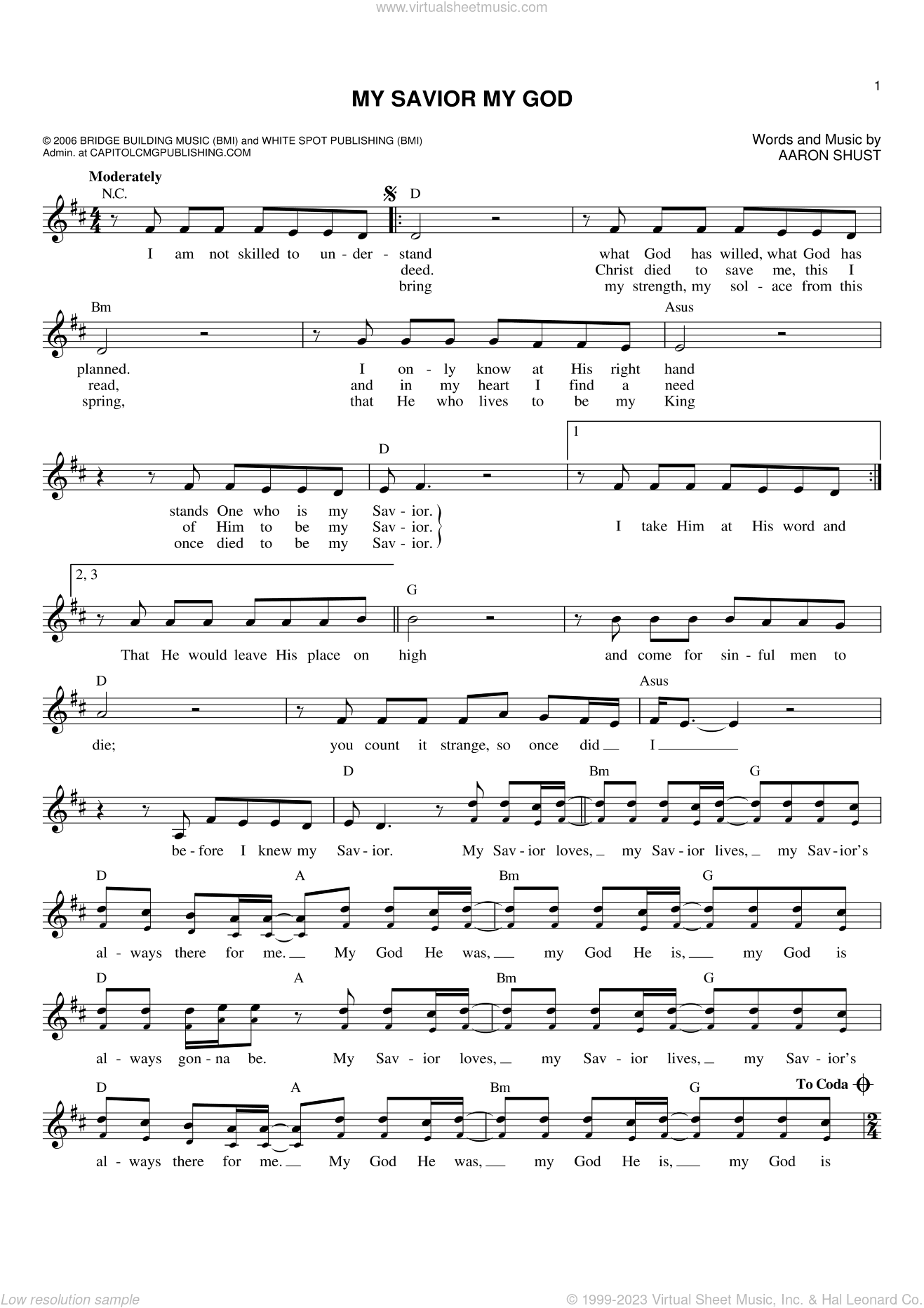 My Savior My God