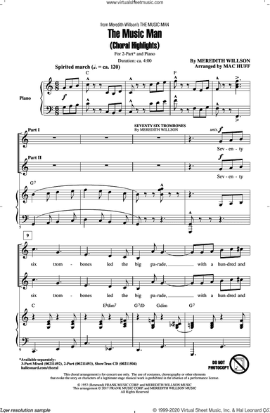 The Music Man (Choral Highlights)