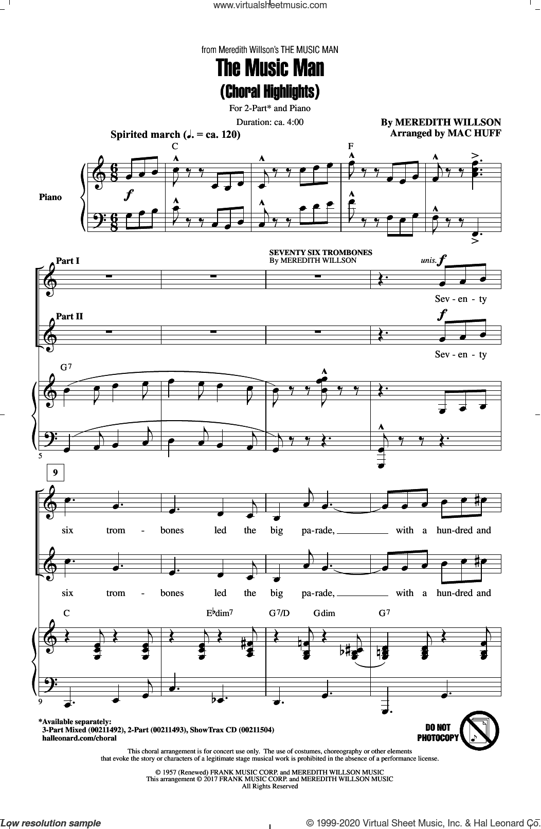 The Music Man (Choral Highlights)
