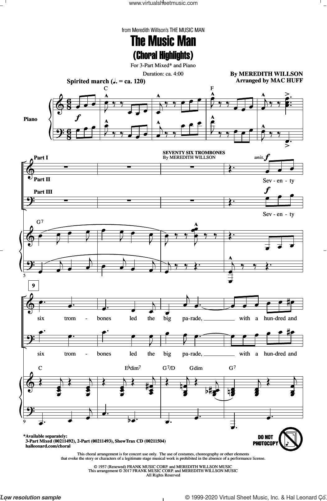 The Music Man (Choral Highlights)