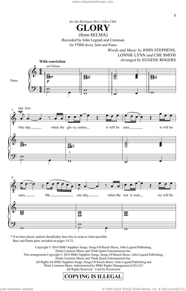 Glory (from Selma) (arr. Eugene Rogers)