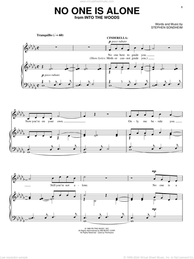 No One Is Alone - Part I (from Into The Woods)