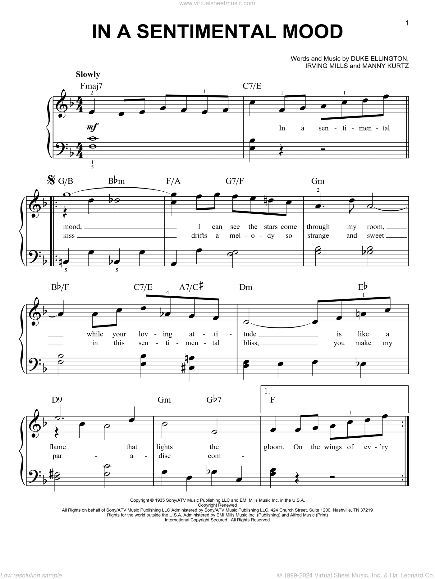 In A Sentimental Mood
