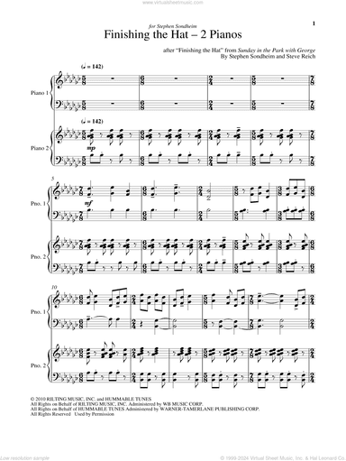 Finishing The Hat - Two Pianos