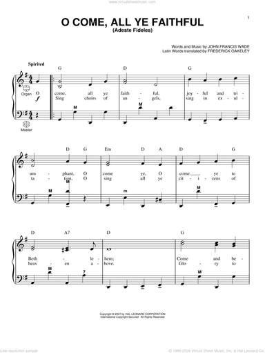 O Come, All Ye Faithful (Adeste Fideles)