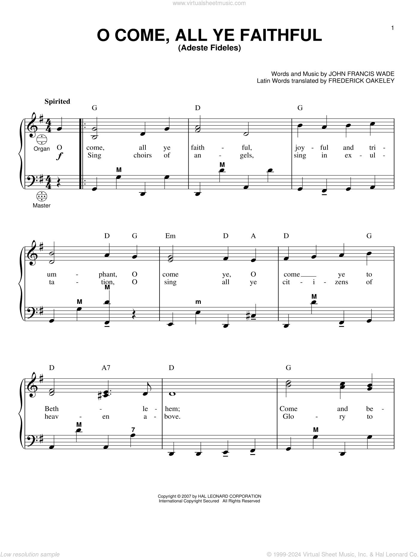 O Come, All Ye Faithful (Adeste Fideles)