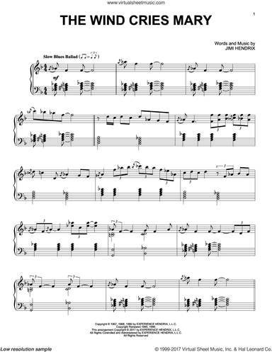The Wind Cries Mary [Jazz version]