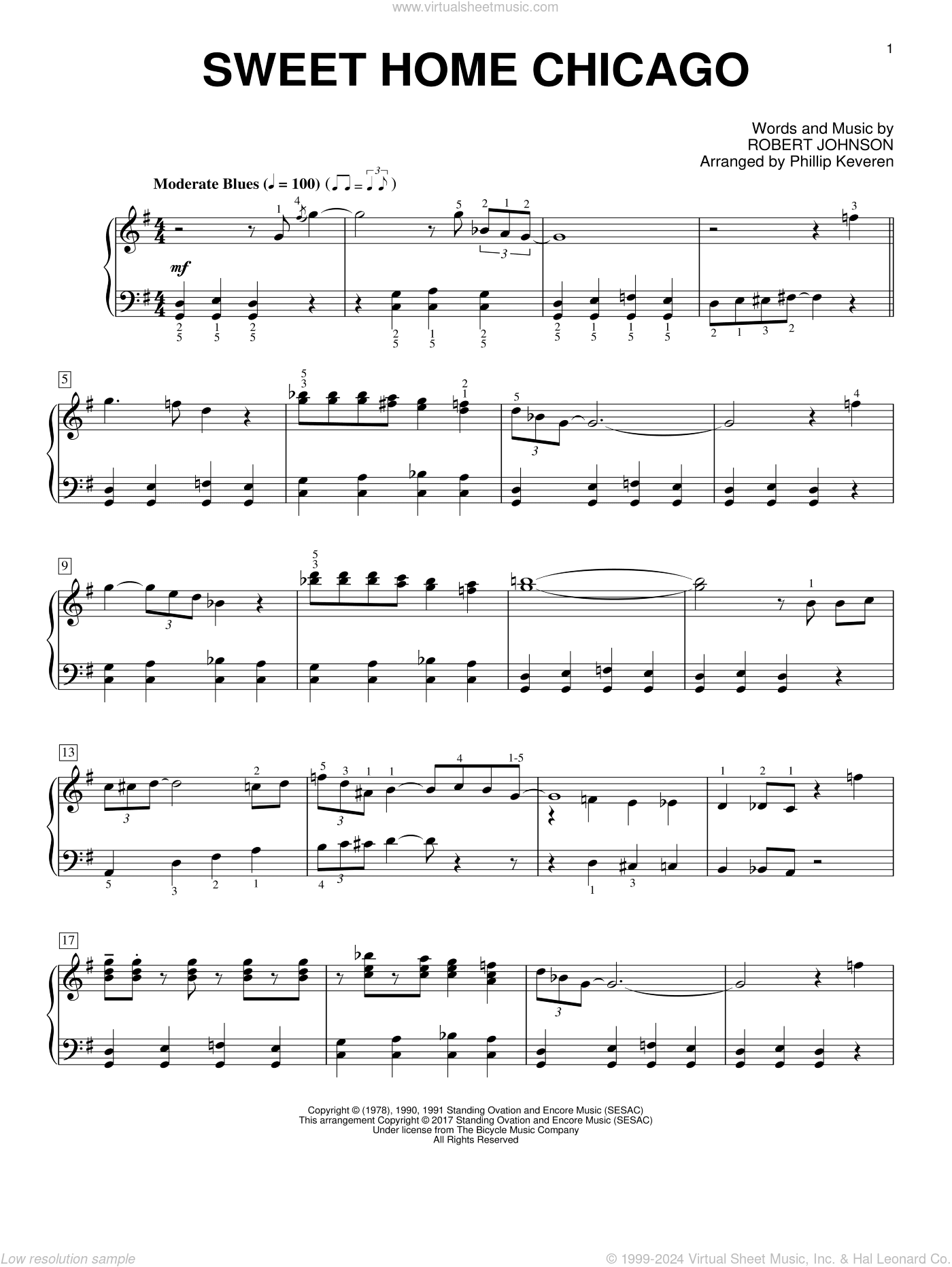 Sweet Home Chicago (arr. Phillip Keveren)