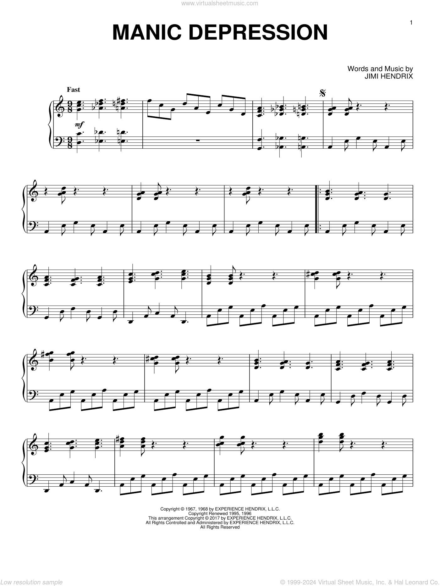 Manic Depression [Jazz version]