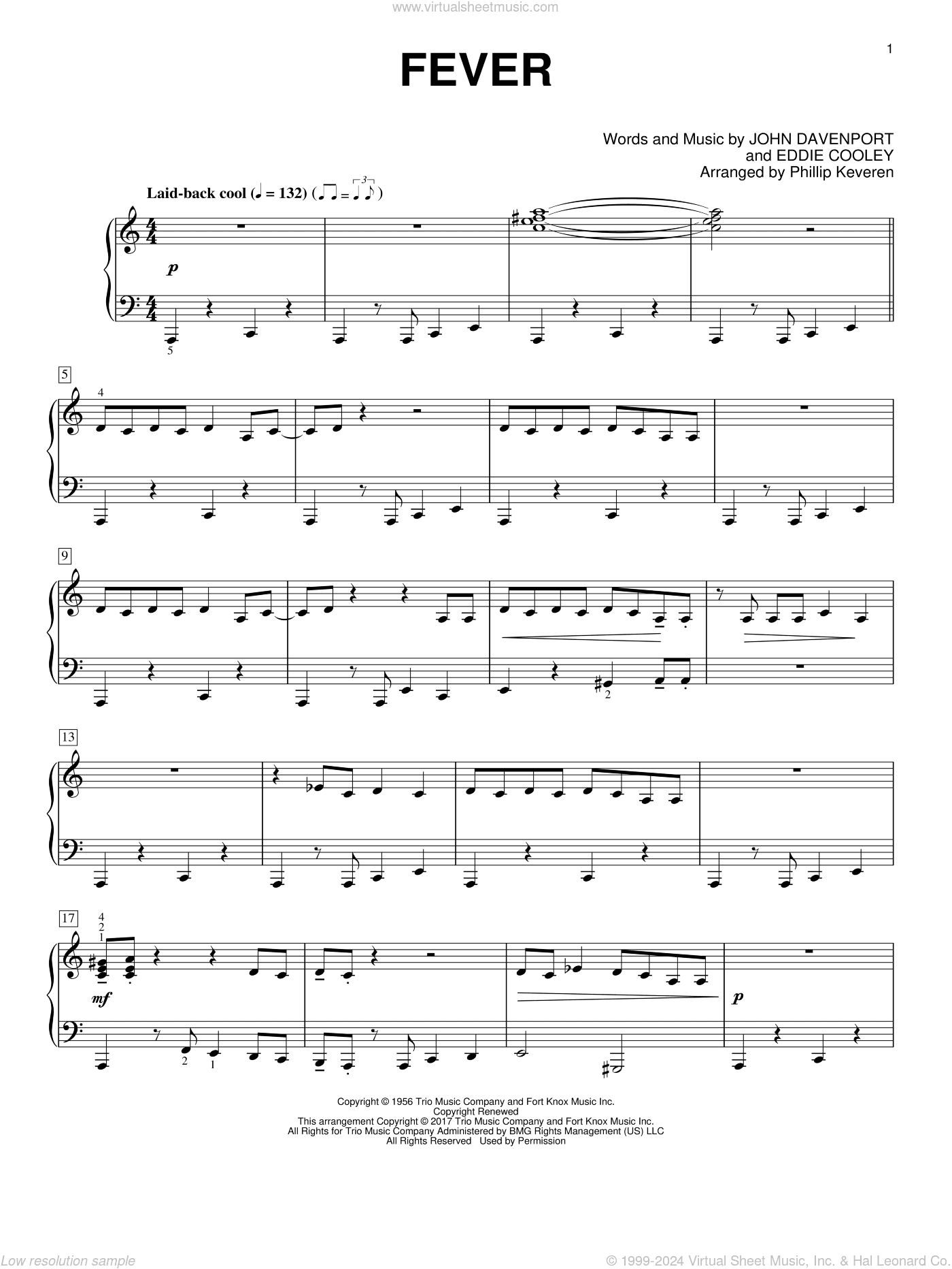 Fever (arr. Phillip Keveren)