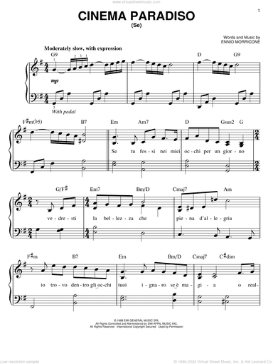 Cinema Paradiso (Se) (Love Theme)