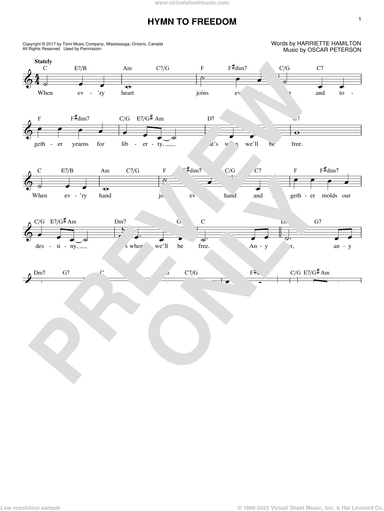 Hymn To Freedom
