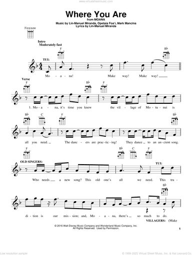 Where You Are (from Moana)
