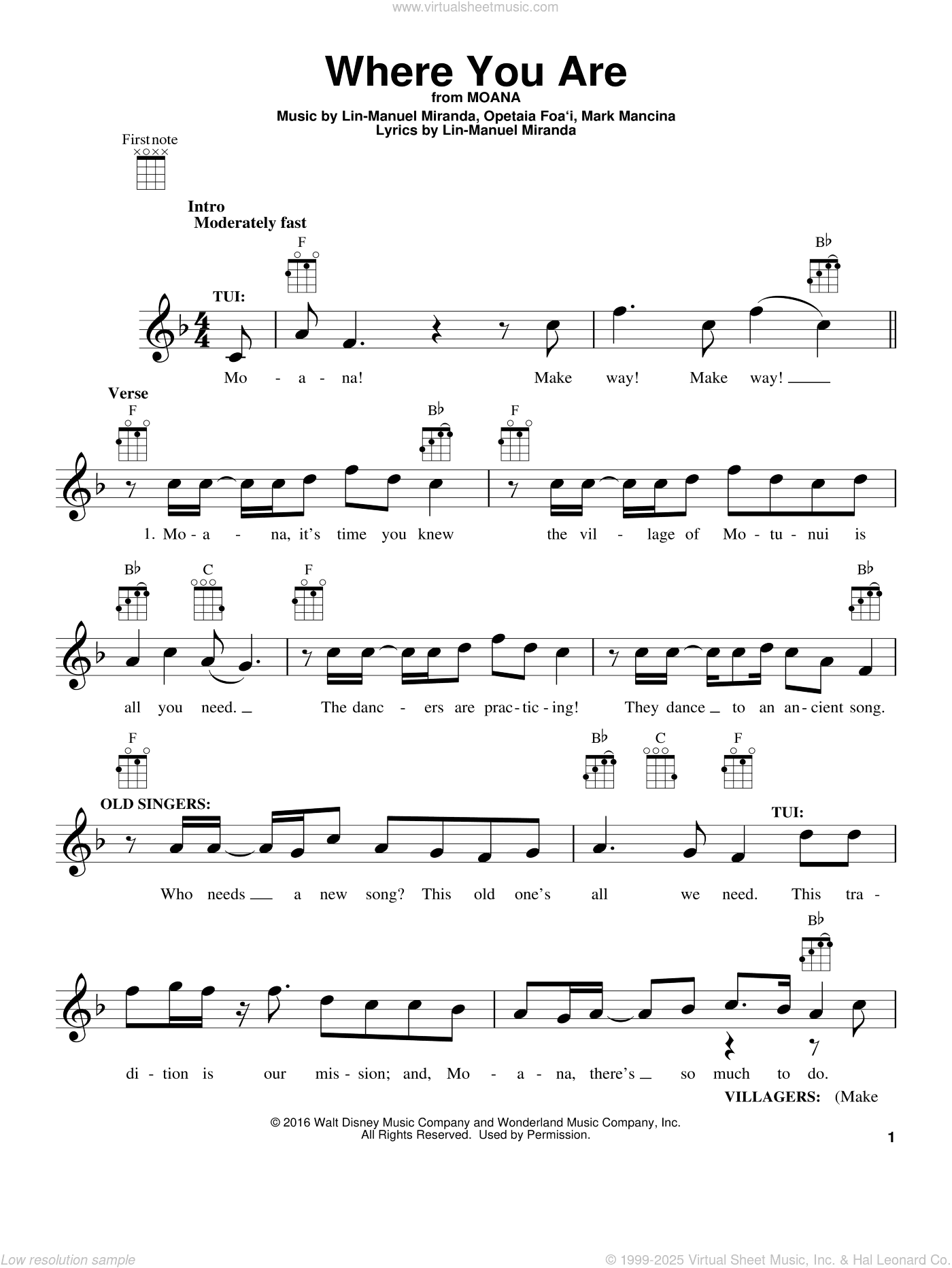 Where You Are (from Moana)