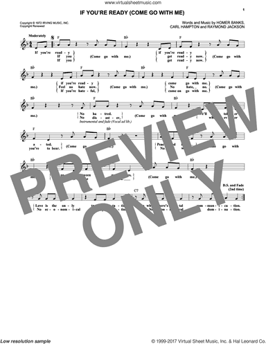 If You're Ready (Come Go With Me)