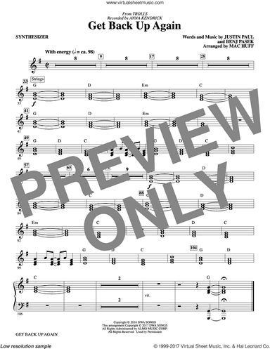 Get Back Up Again (from Trolls) (arr. Mac Huff)
