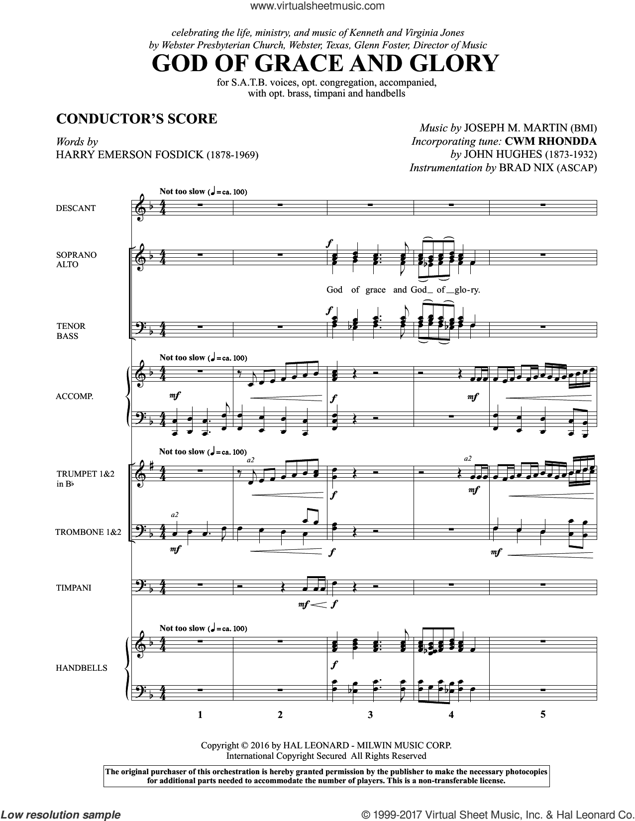 God of Grace and Glory (COMPLETE)