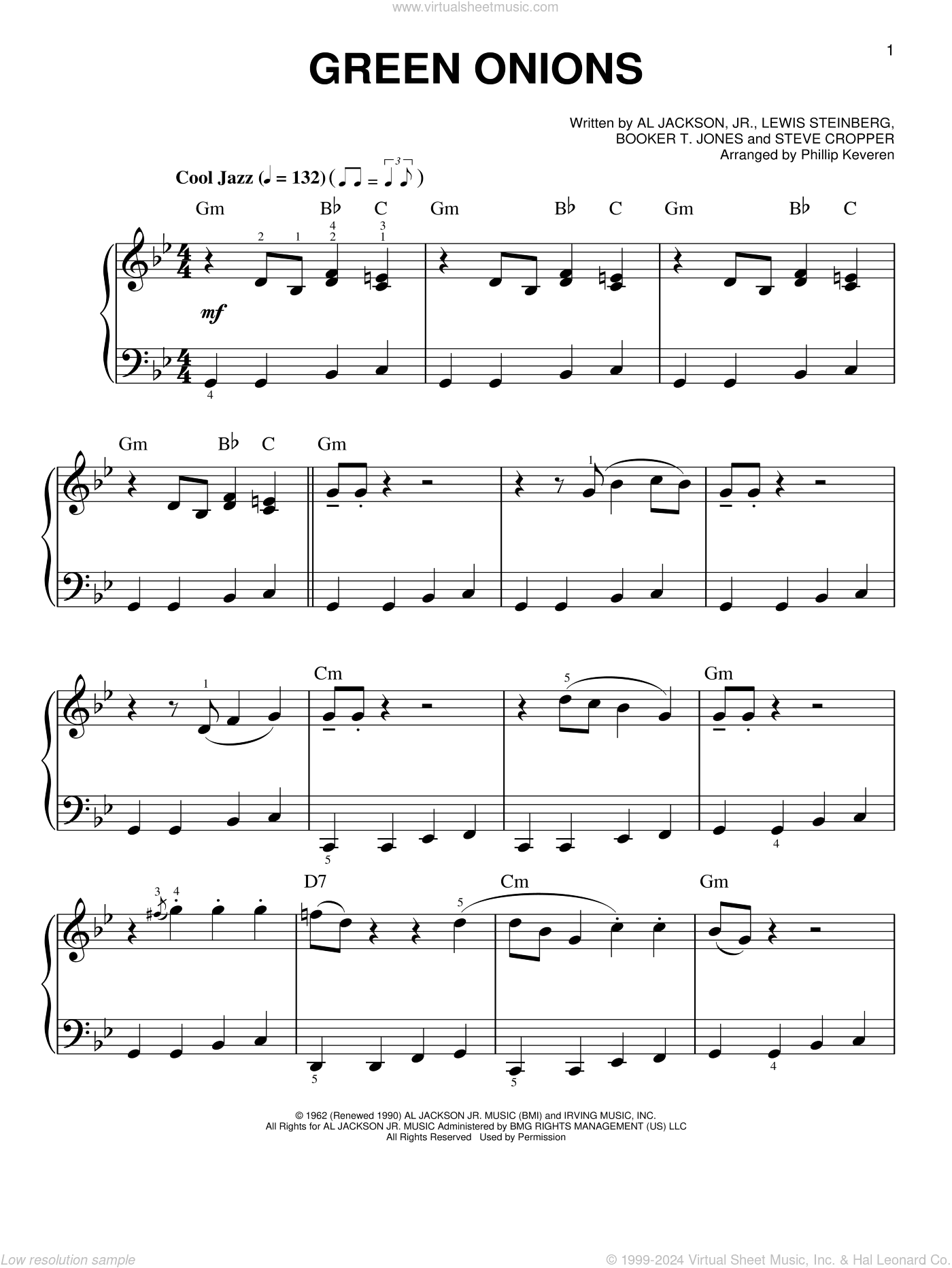 Green Onions (arr. Phillip Keveren)