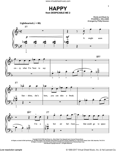Happy (arr. Phillip Keveren)