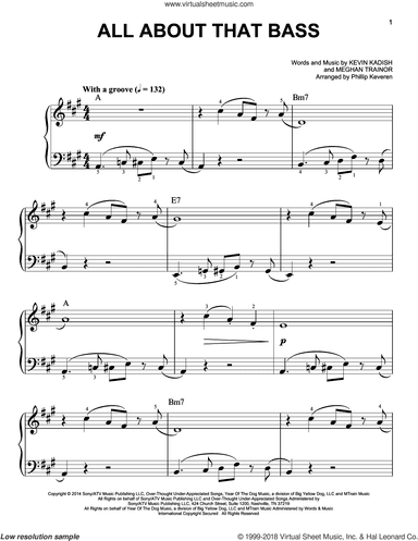 All About That Bass (arr. Phillip Keveren)