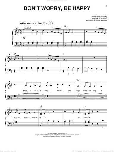 Don't Worry, Be Happy (arr. Phillip Keveren)