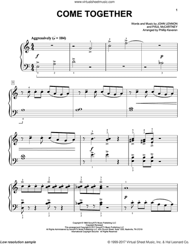 Come Together [Classical version] (arr. Phillip Keveren)