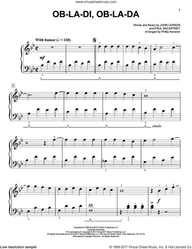 Ob-La-Di, Ob-La-Da [Classical version] (arr. Phillip Keveren)