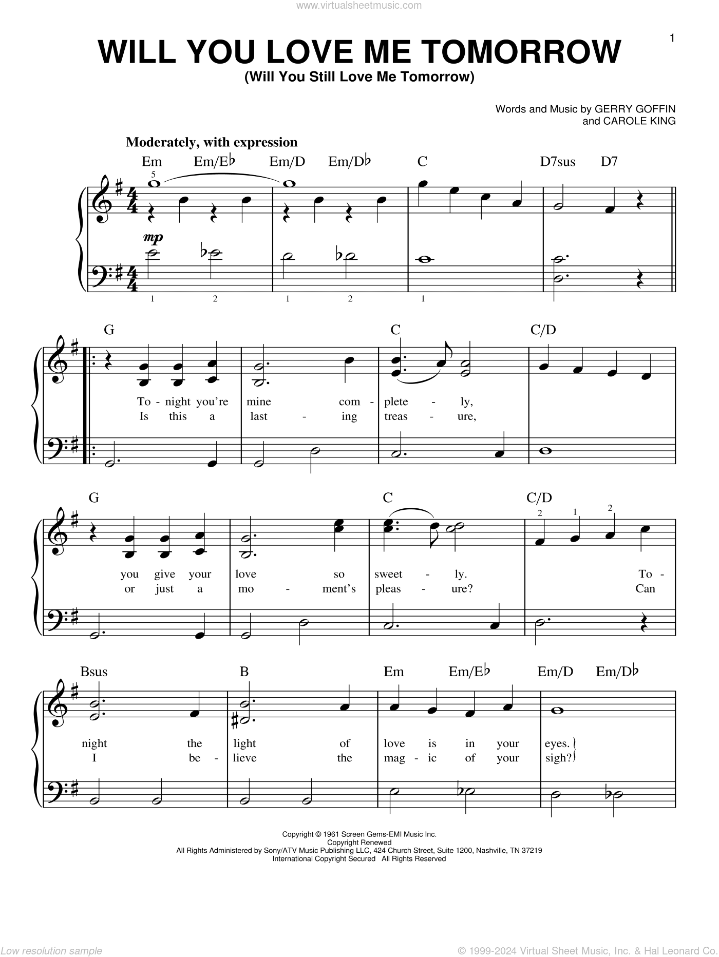 Will You Love Me Tomorrow (Will You Still Love Me Tomorrow)