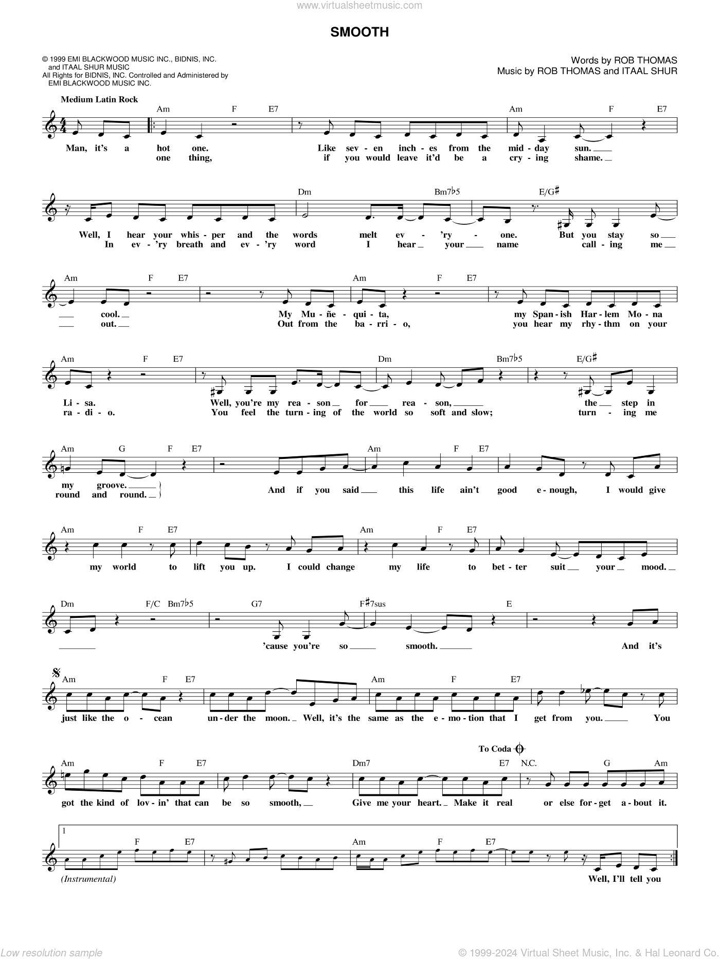 Smooth (feat. Rob Thomas)