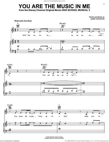 You Are The Music In Me (from High School Musical 2)