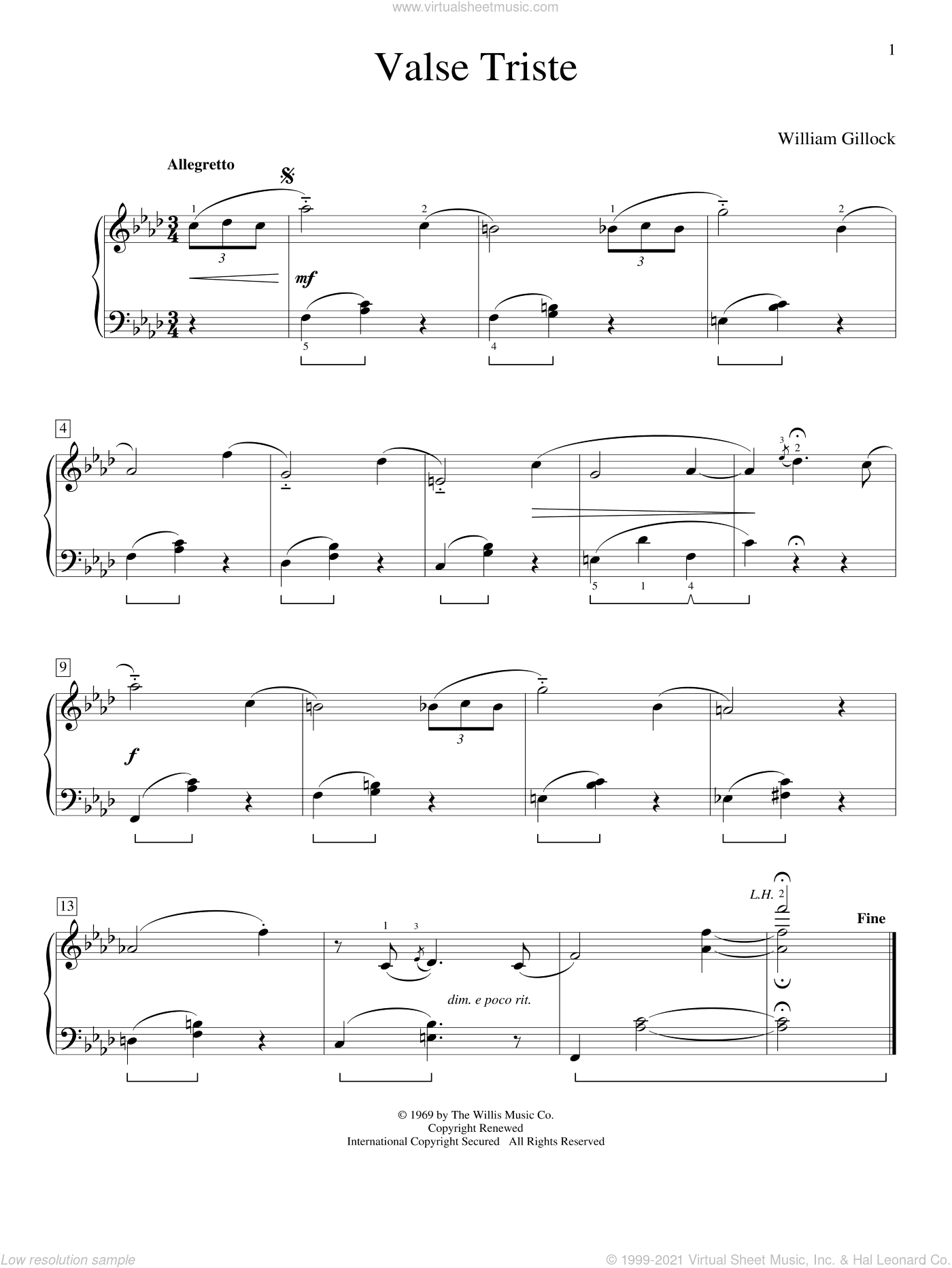 Valse Triste