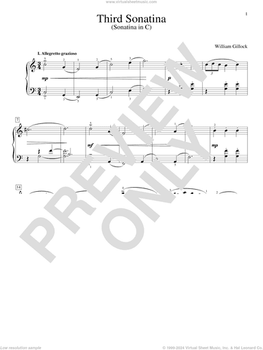 Third Sonatina (Sonatina In C)