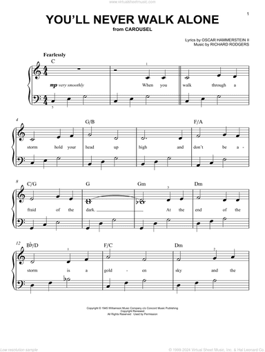 You'll Never Walk Alone (from Carousel)