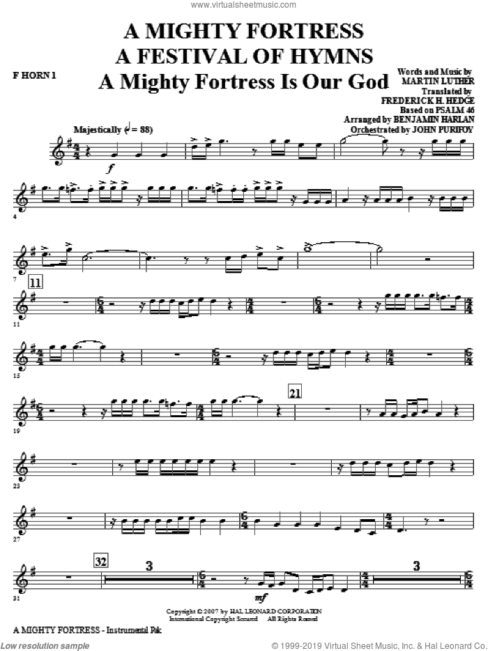 A Mighty Fortress, a festival of hymns