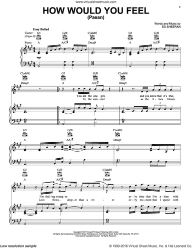How Would You Feel (Paean)