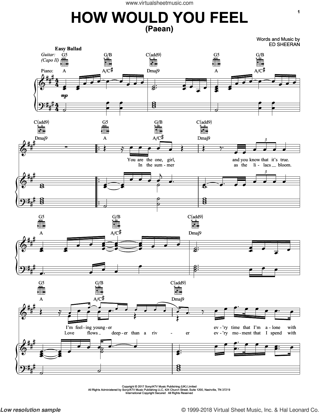 How Would You Feel (Paean)