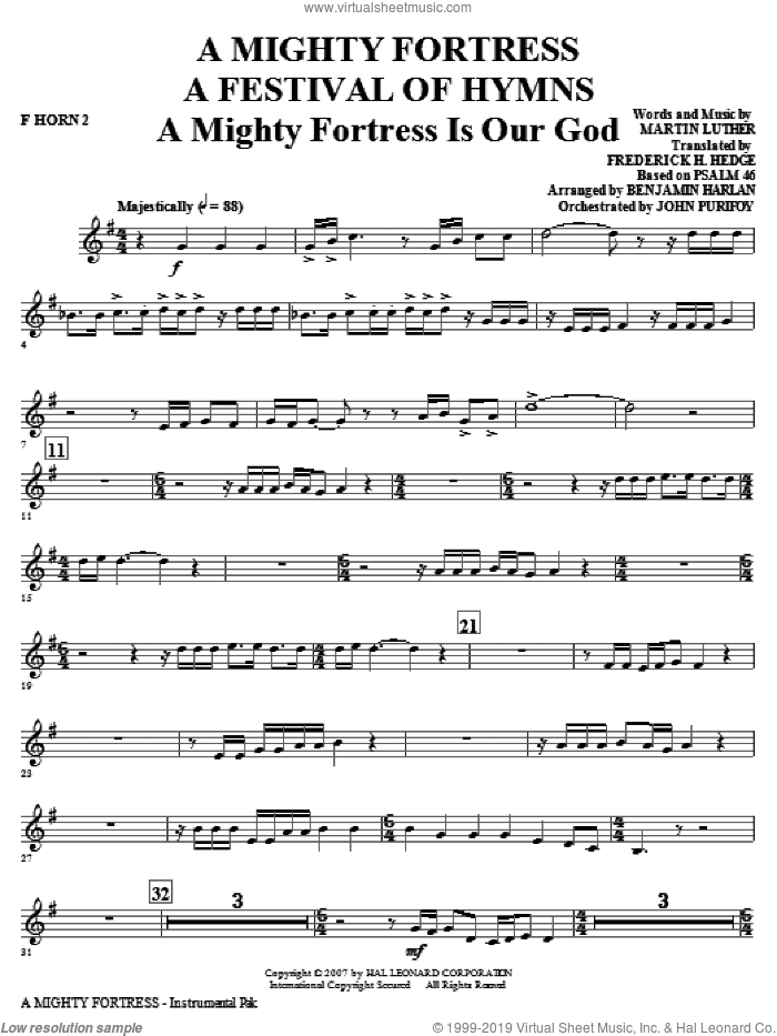 A Mighty Fortress, a festival of hymns