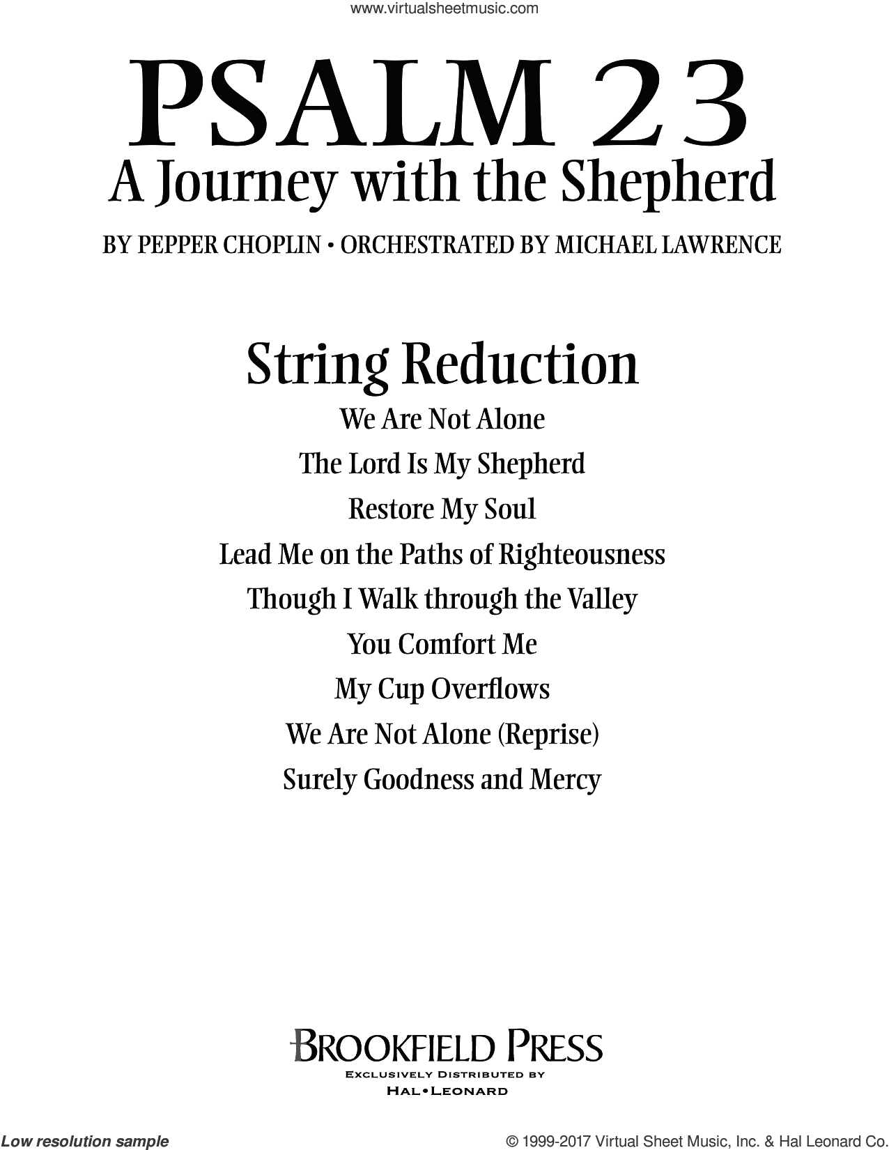Psalm 23, a journey with the shepherd