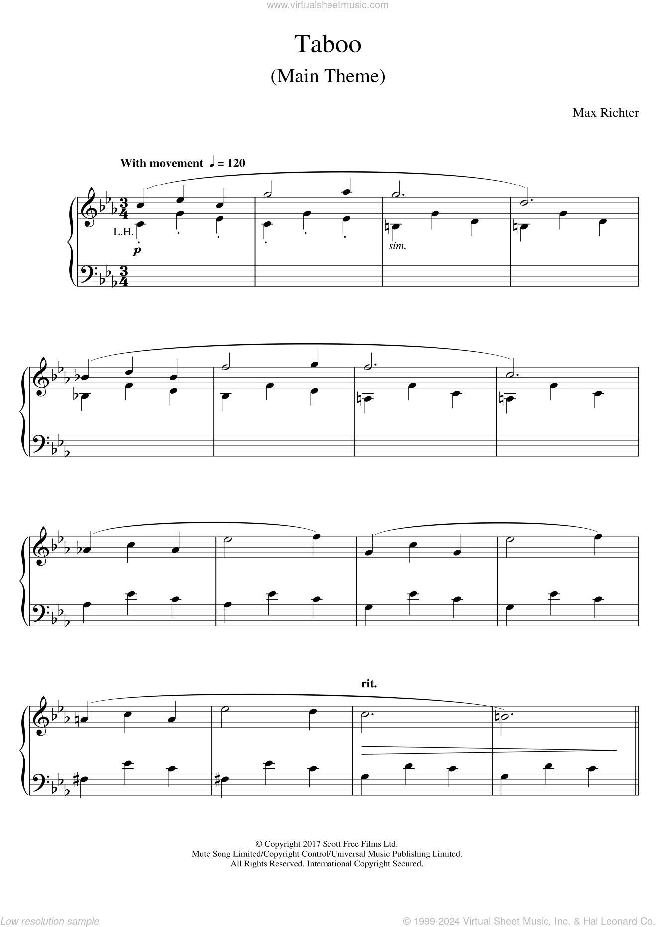 Taboo (Main Theme)