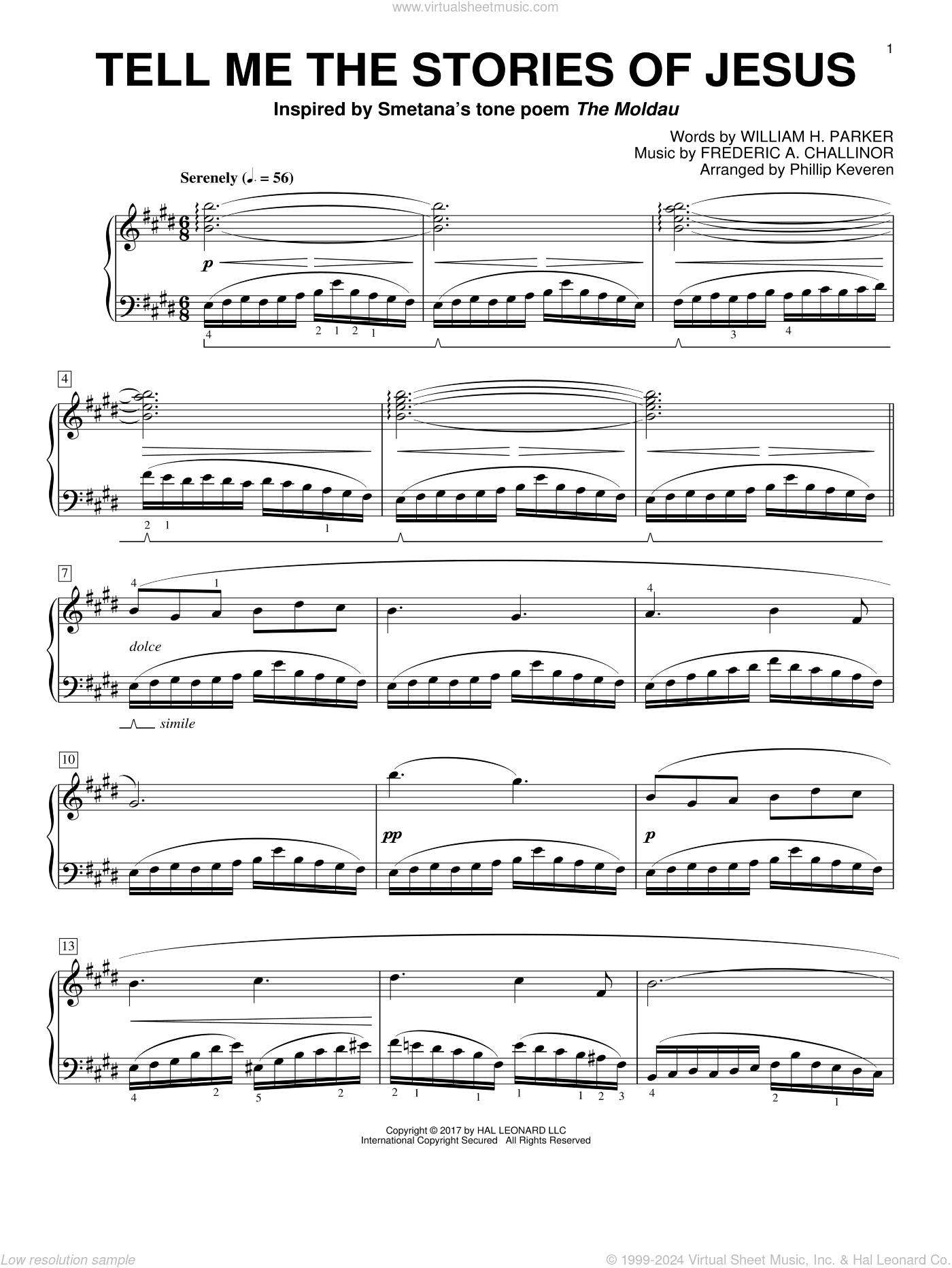 Tell Me The Stories Of Jesus (arr. Phillip Keveren)